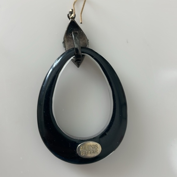 Alexis Bittar vintage pierced earrings.Lovely! - Picture 2 of 3